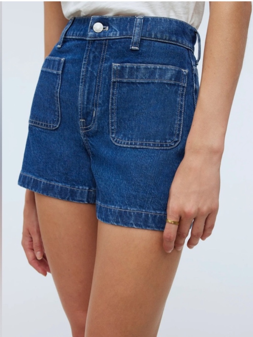 Madewell High Rise Sailor Short